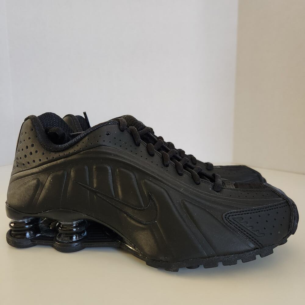 Nike Women's Shox R4 Trainers, Black Black Max Orange 000, 7 US - Picture 2 of 10